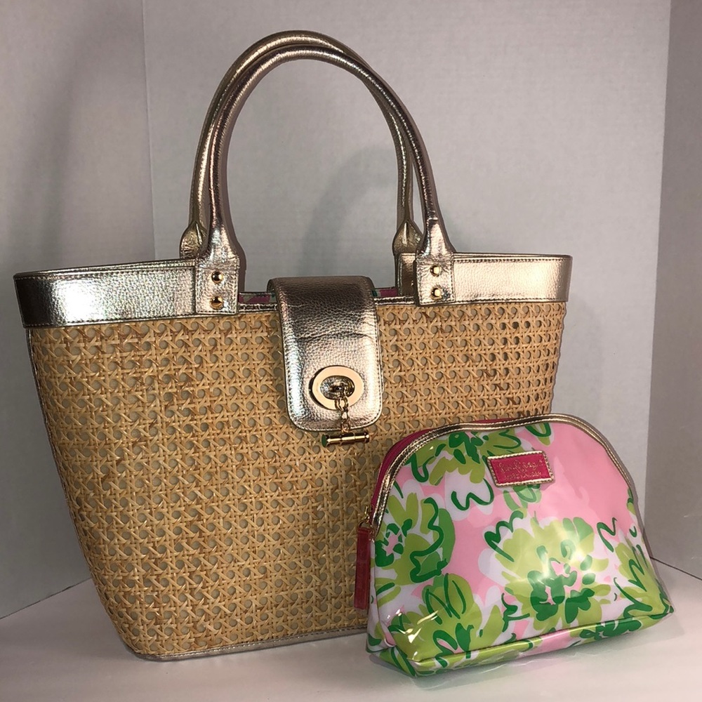 Lily Pulitzer Straw Bag